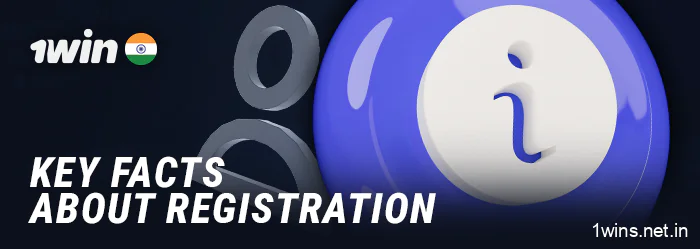 Information about registration in the Indian online casino 1Win